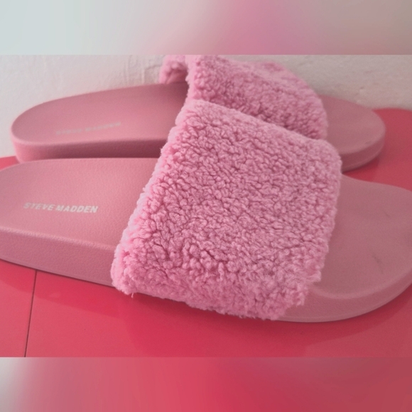 Steve Madden Women's Slide Sandals Pink Color Size 10 - Picture 4 of 5